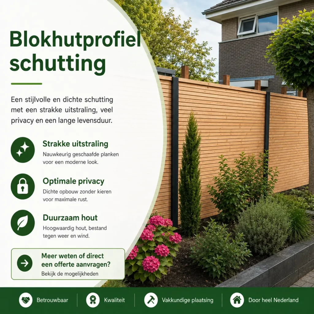 Blokhutprofiel schuttingen pagina