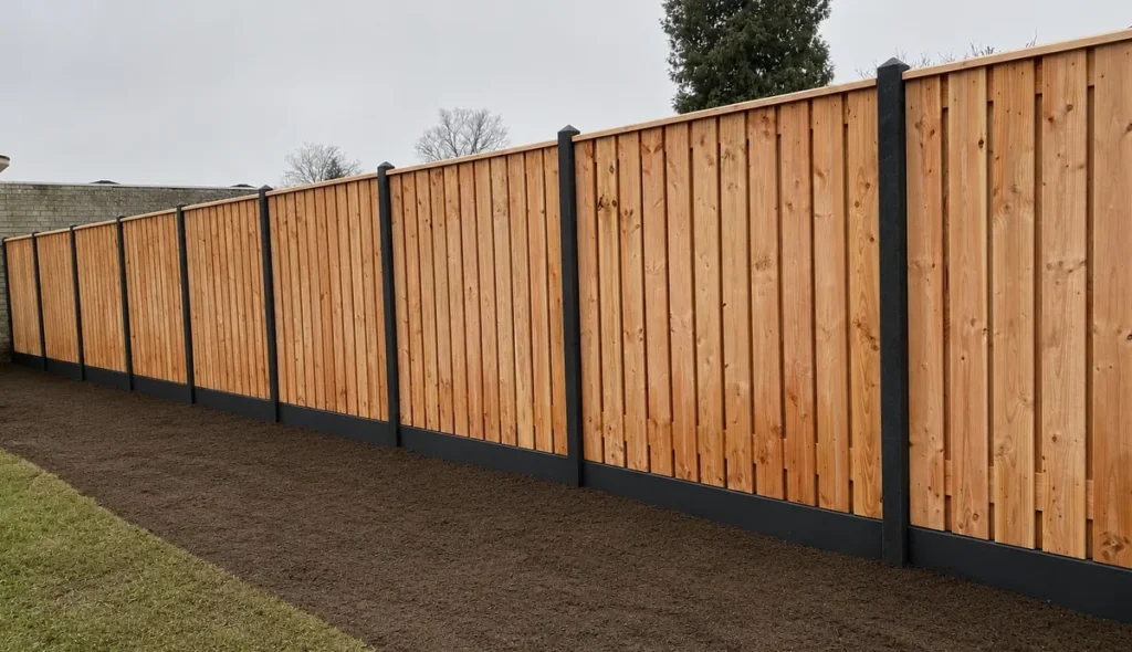Red class wood schutting