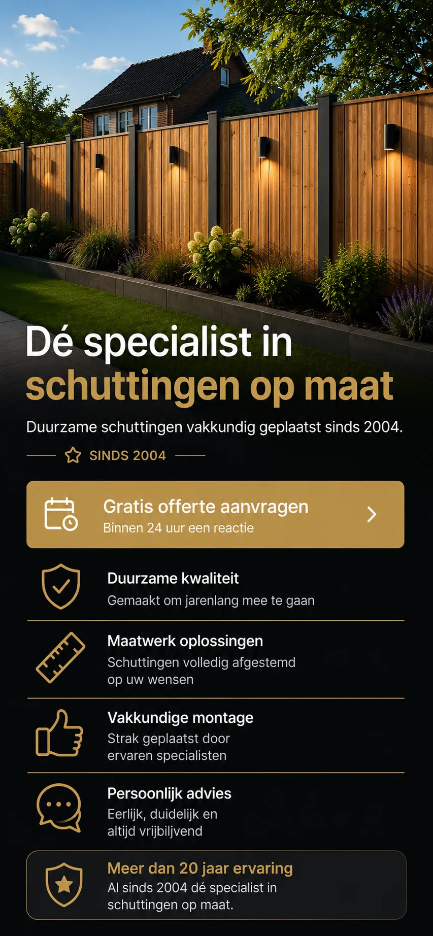 Schuttingenplaatsen.nl - Gratis offerte aanvragen