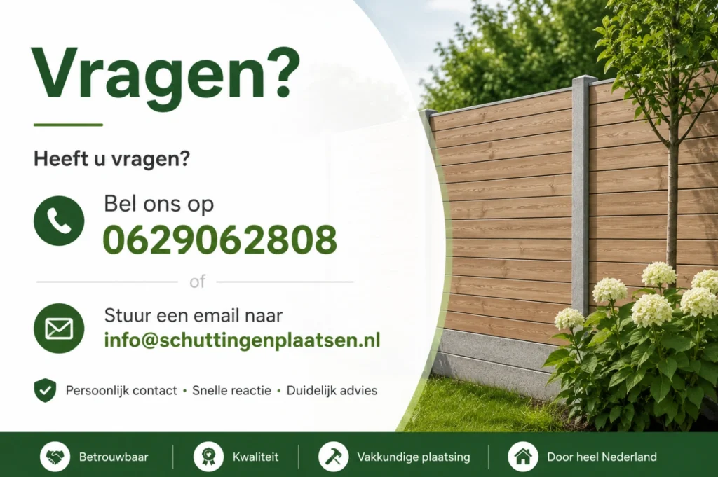 Informatie schuttingen
