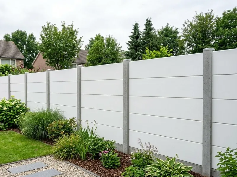 Betonschutting plaatsen