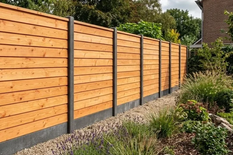 Hout beton schutting 23 planks