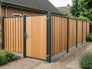 Tuindeur van hout