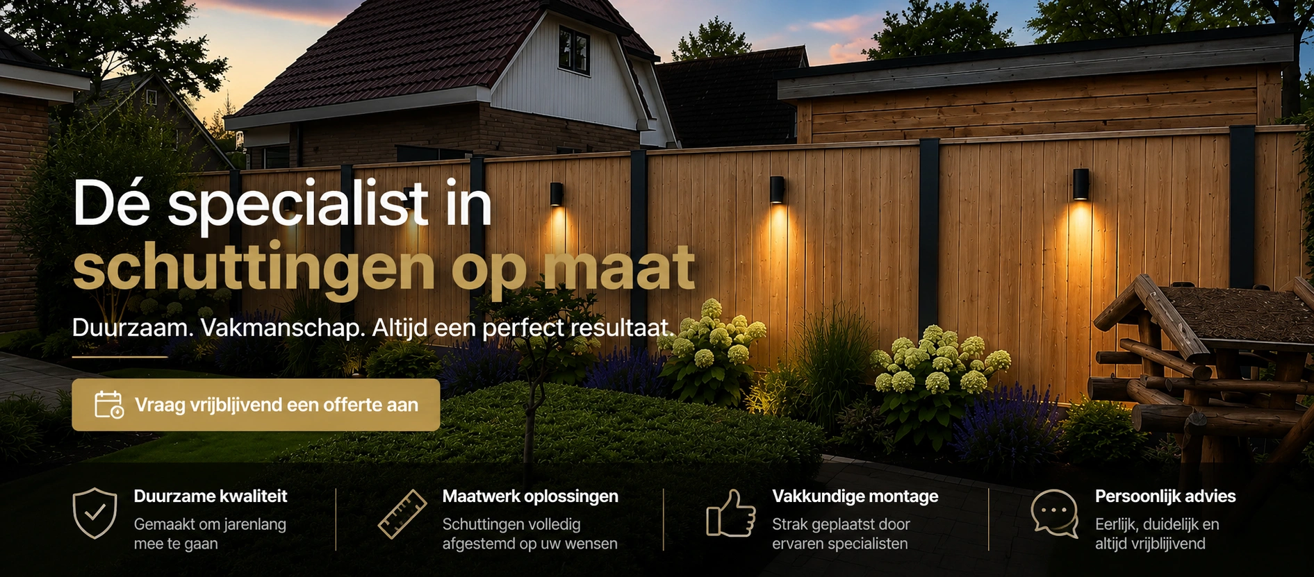 Schuttingenplaatsen.nl - Schuttingen op maat sinds 2004